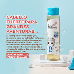 Boys Shampoo with extracts of Aloe Vera, Argan Oil, Panthenol, Onion, Keratin