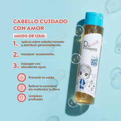 Boys Shampoo with extracts of Aloe Vera, Argan Oil, Panthenol, Onion, Keratin