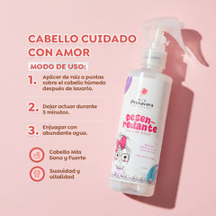 Girls Hair Detangler with Keratin, Jojoba Oil, Argan Oil. For all hair types.