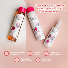 Kit Trio Girl's; Shampoo Grils, Repolarizador & Desenredante Capilar