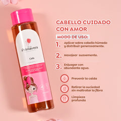 Girls Shampoo with Onion Extract, Keratin, Panthenol, and Argan Oil. Salt & Paraben Free. 13.52 oz