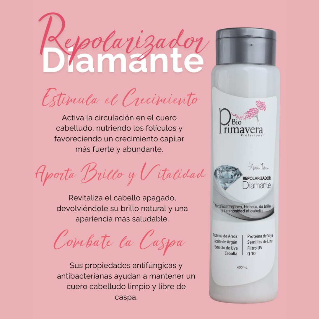 "Diamond" Bio Primavera Professional Hair Repolarizer